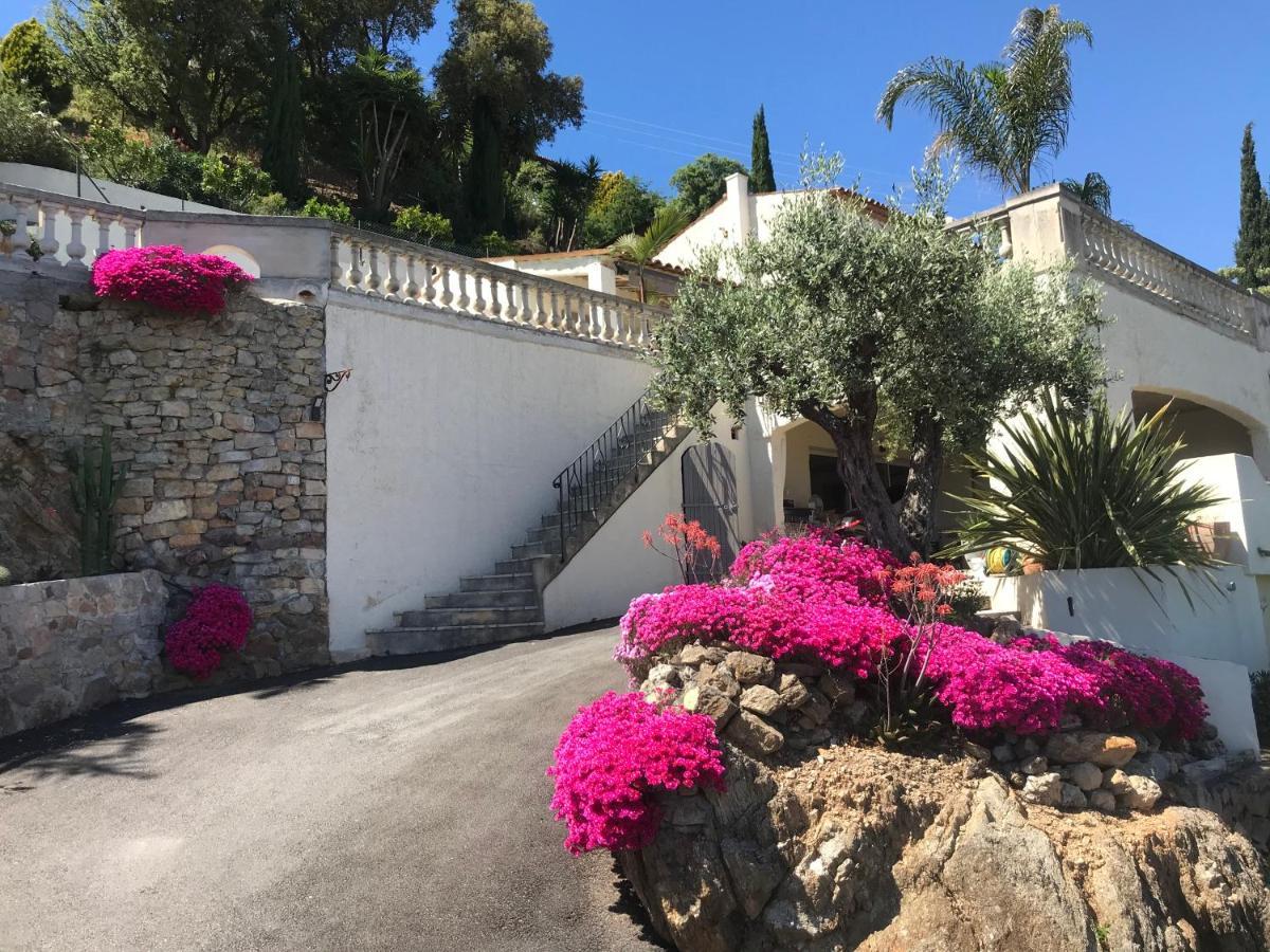 3 Bedrooms Villa Near Cannes - Pool & Jacuzzi - Sea View Mandelieu Zewnętrze zdjęcie