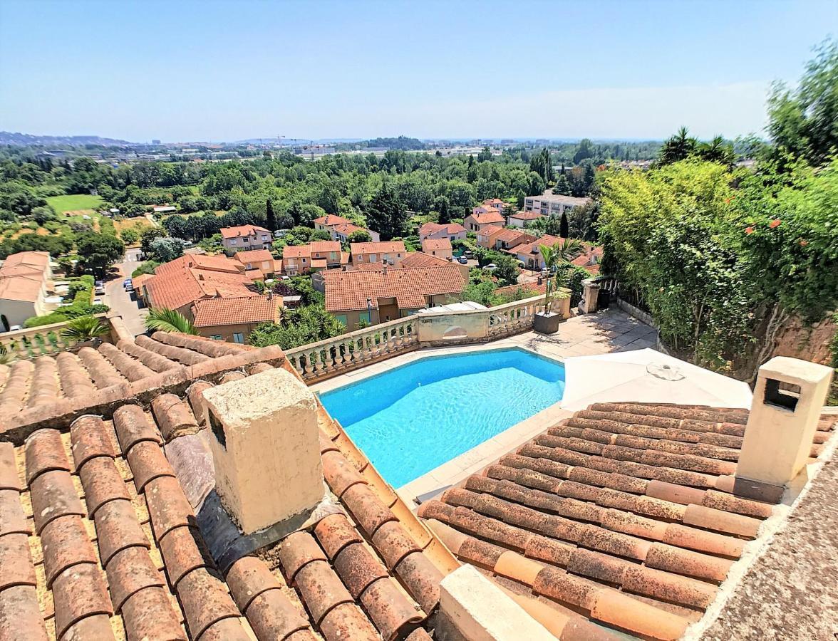 3 Bedrooms Villa Near Cannes - Pool & Jacuzzi - Sea View Mandelieu Zewnętrze zdjęcie